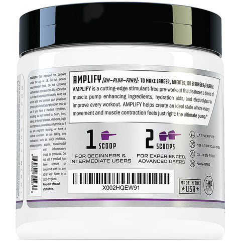 AMPLIFY PUMP PRE WORKOUT